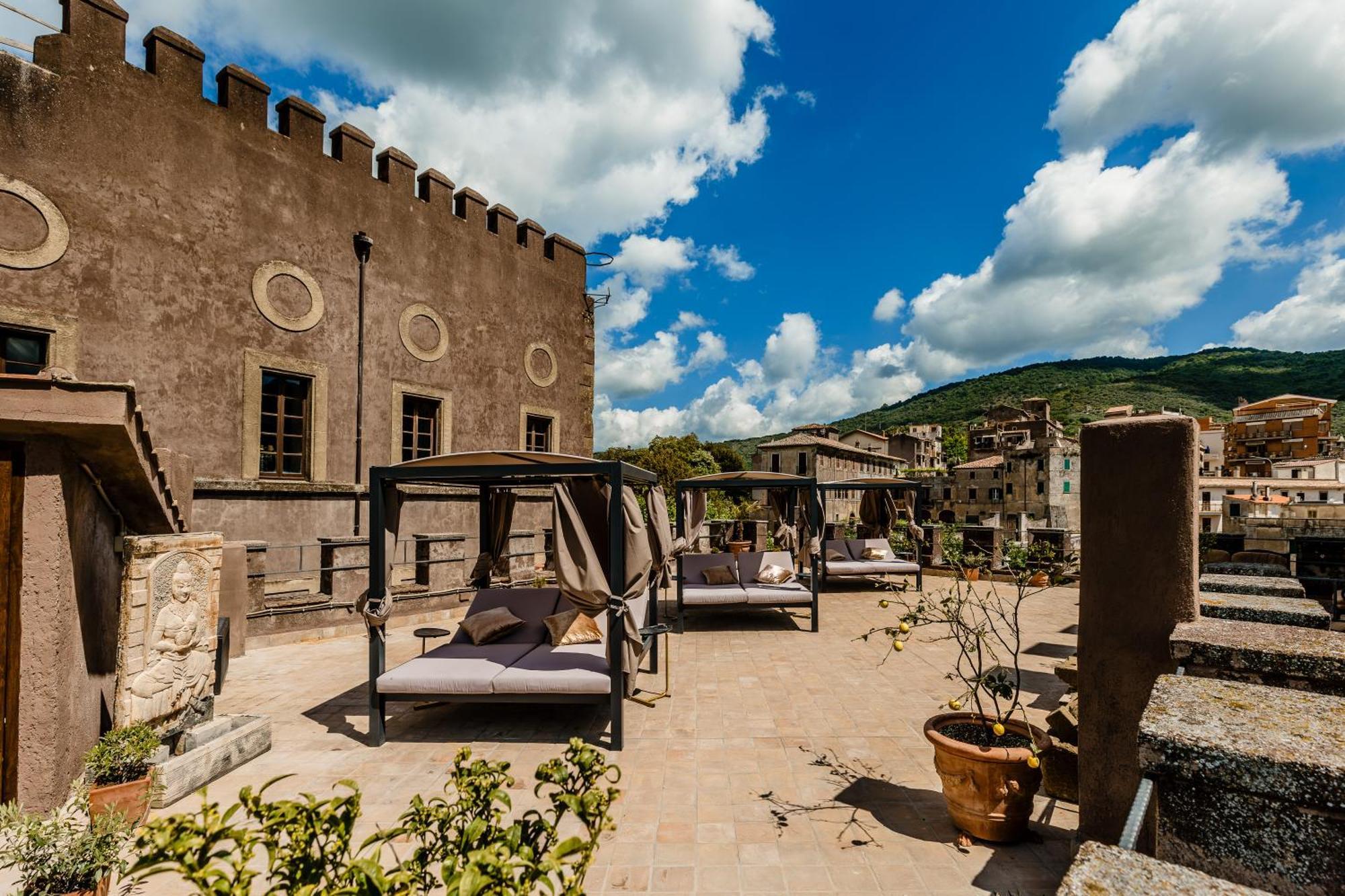 Castello Brancaccio Hotel San Gregorio da Sassola Екстериор снимка