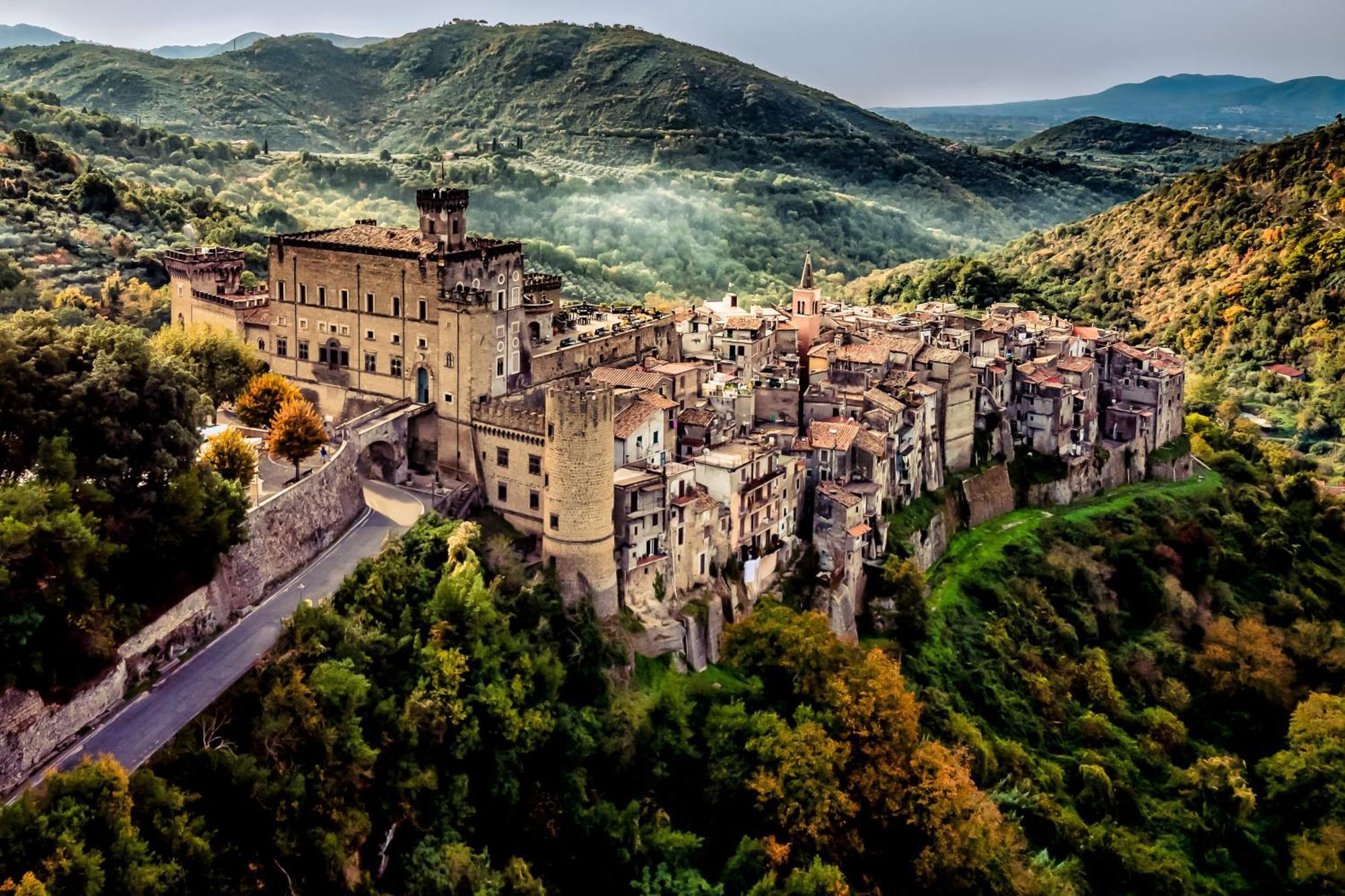 Castello Brancaccio Hotel San Gregorio da Sassola Екстериор снимка